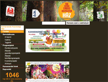 Tablet Screenshot of kozossegihaz.com